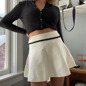 White Zara skirt